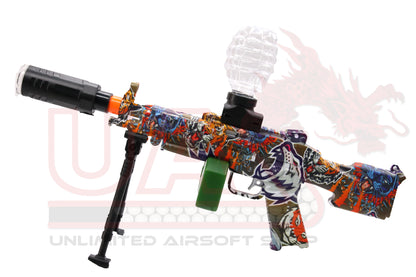 Electric Gel Blaster - M249 Sticker Bomb
