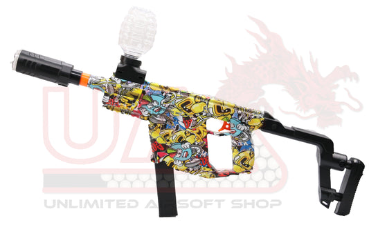Electric Gel Blaster - Vector Comic