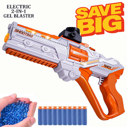 Gel Blaster Electric Hybrid Pistol (Gel Blaster x Dart Gun)